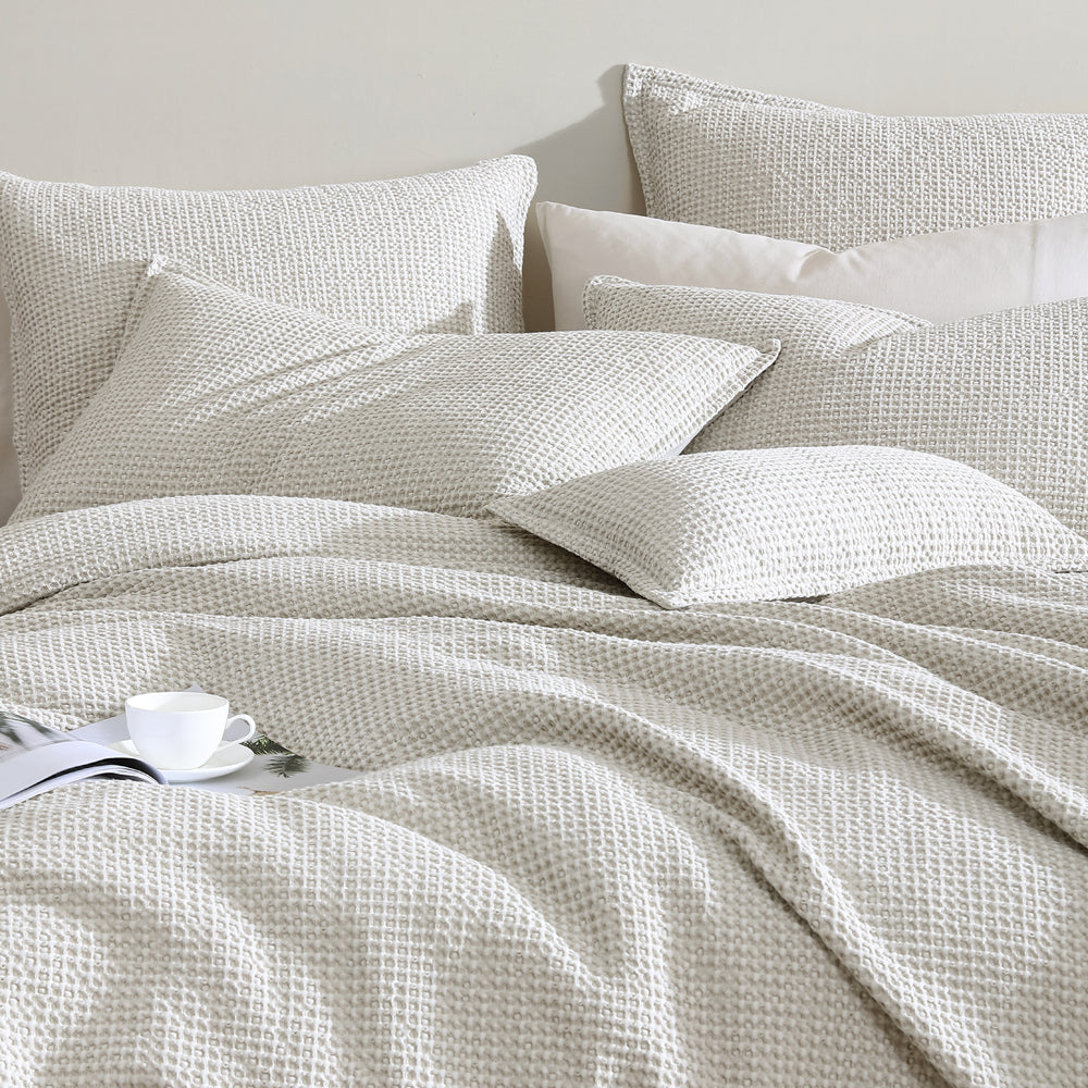 Urban Stone Quilt Cover Set | Queen Bed