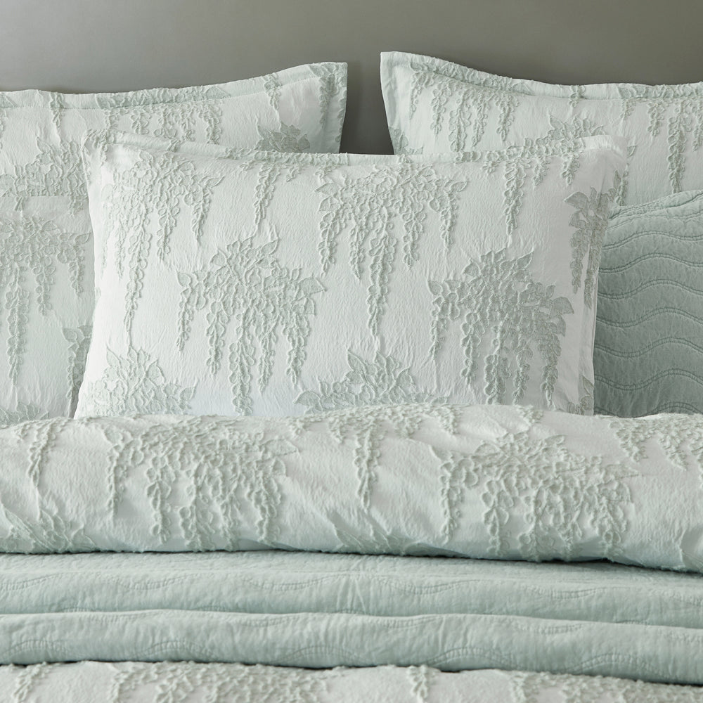 Private Collection Wisteria Sage Quilt Cover Set Pillow | My Linen