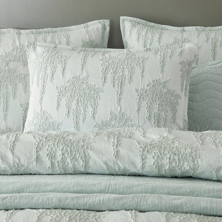Private Collection Wisteria Sage Quilt Cover Set Pillow | My Linen