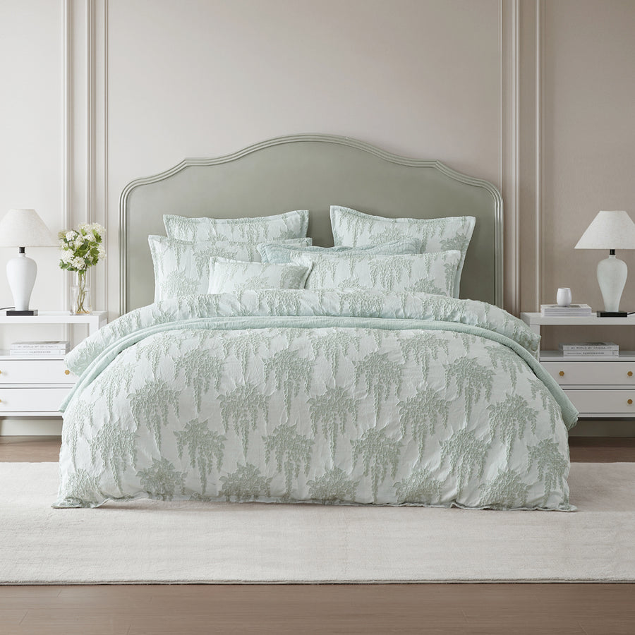 Private Collection Wisteria Sage Quilt Cover Set | My Linen