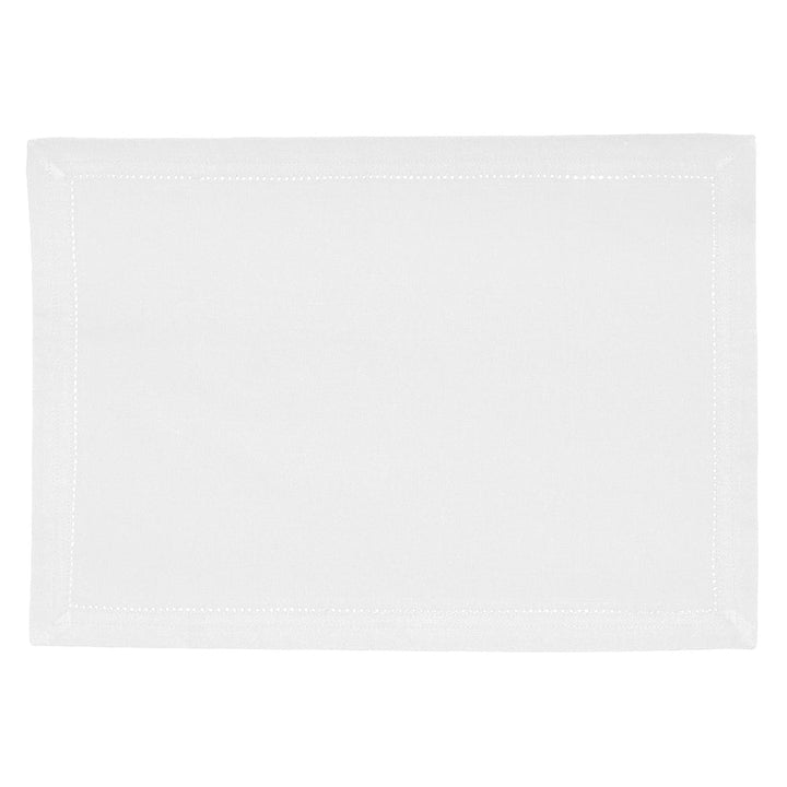Hemstitch Placemat White | 2 Pack