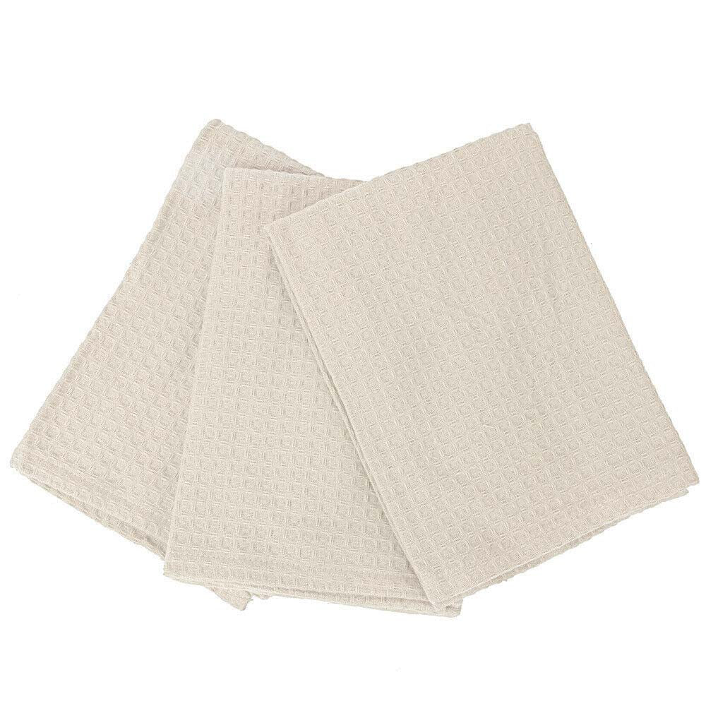 London Waffle Tea Towel Natural | 3 Pack