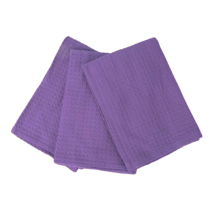 London Waffle Tea Towel Lilac | 3 Pack