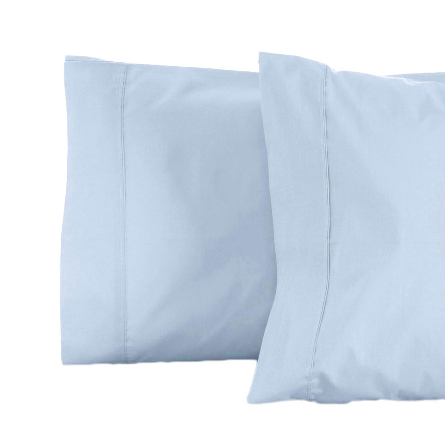 La Via 100% Cotton 400TC Seafoam Standard Pillowcase | 2 Pack