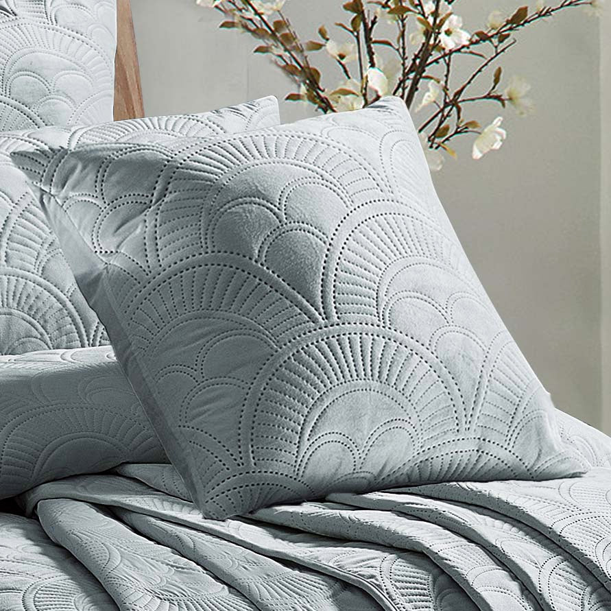 Mystique Grey European Pillowcase