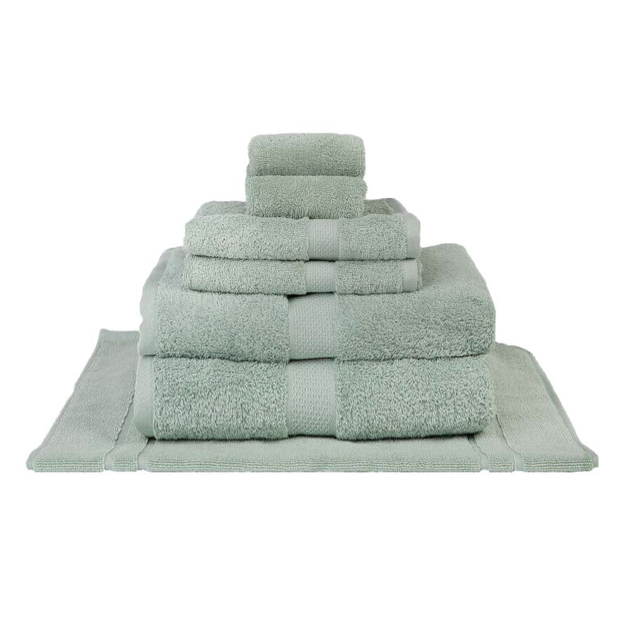 100% Combed Cotton Towels Frost | 7pc Bath Sheet Set