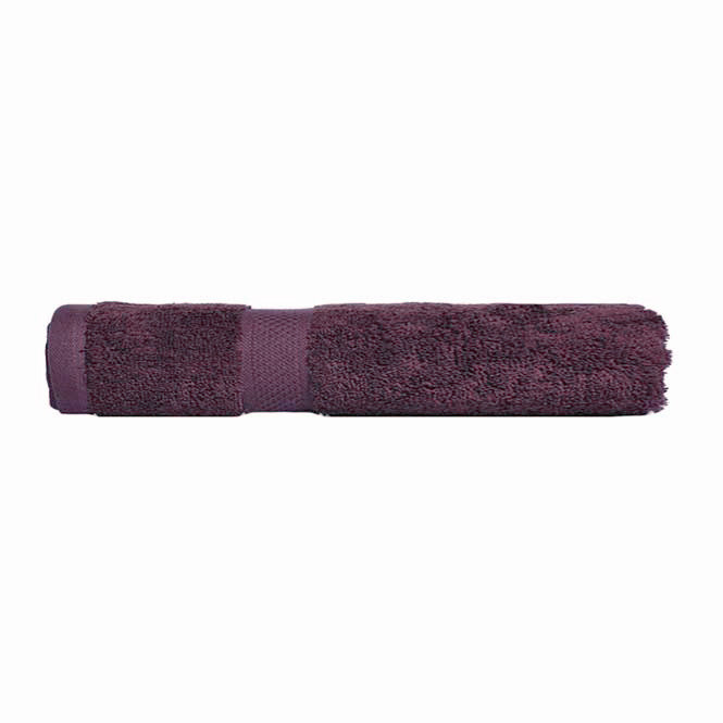 100% Combed Cotton Towels Aubergine | Hand Towel