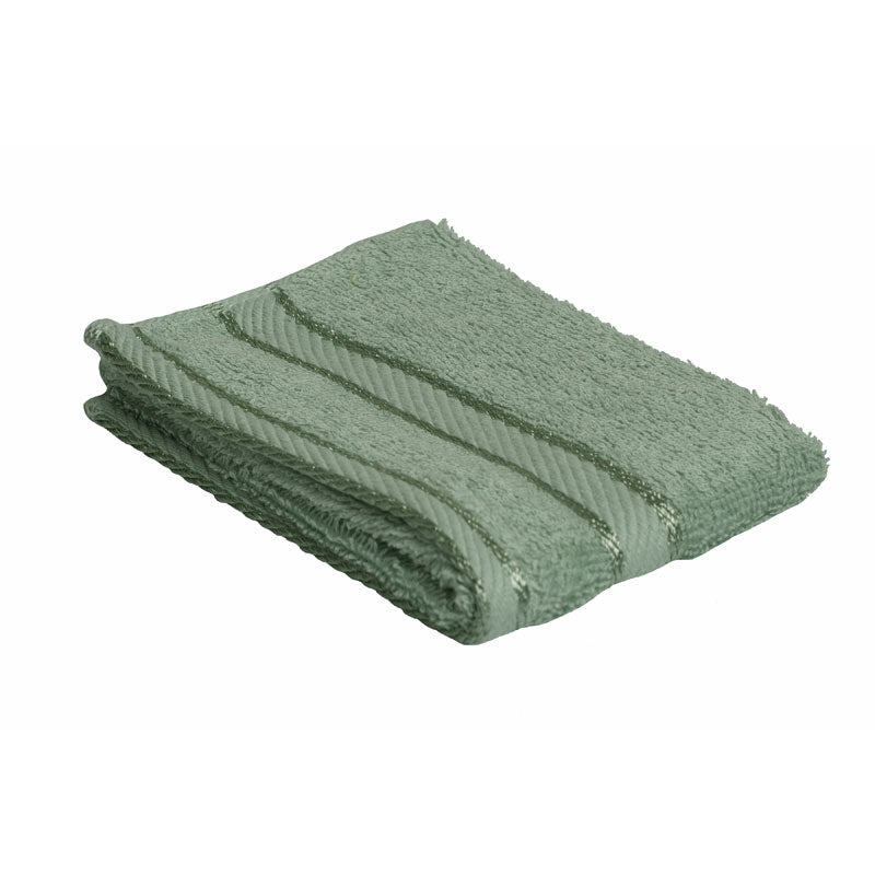 100% Cotton Frost Green Towels | Face Washer