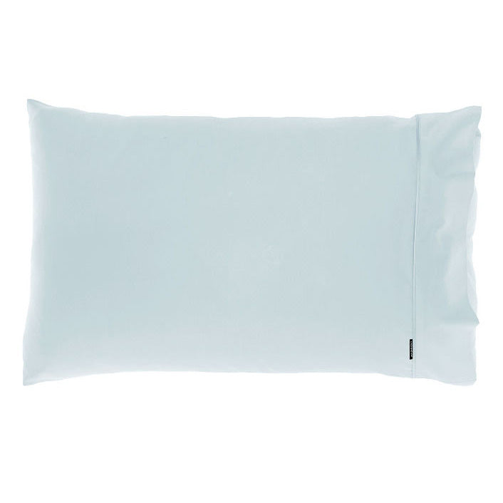 Augusta 100% Cotton 500TC Pale Blue Standard Pillowcase