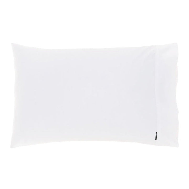 Augusta 100% Cotton 500TC White Standard Pillowcase