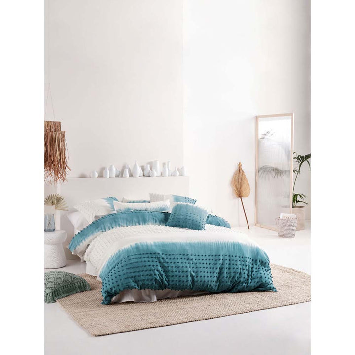 Basque Reef Quilt Cover Set | King Bed