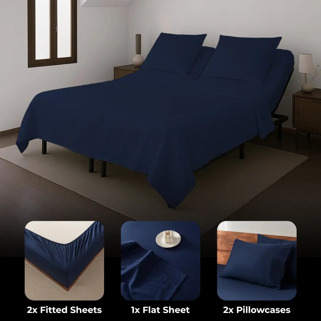Casey Cotton Sheet Set 400TC | Split King