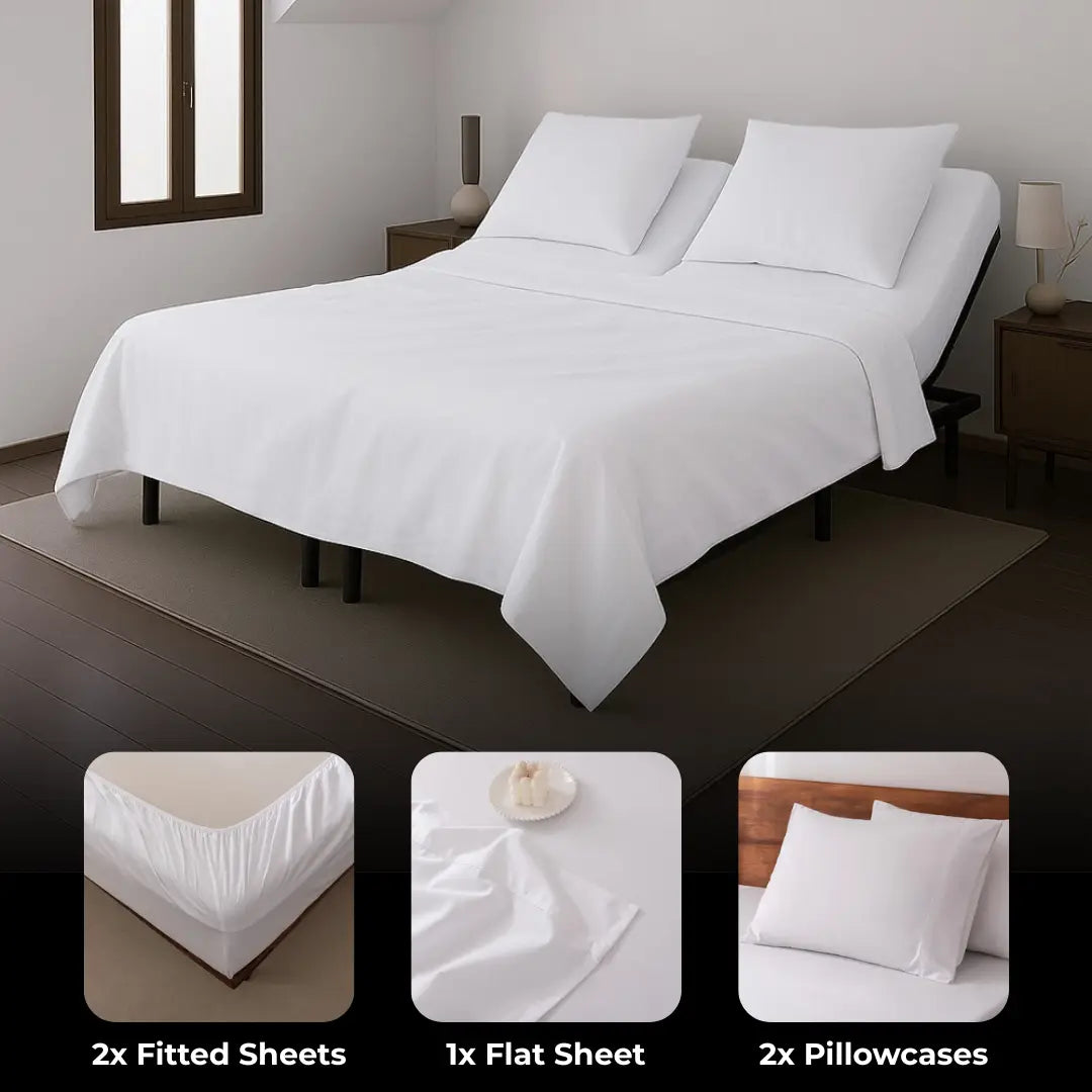 Casey Cotton Sheet Set 400TC | Split King