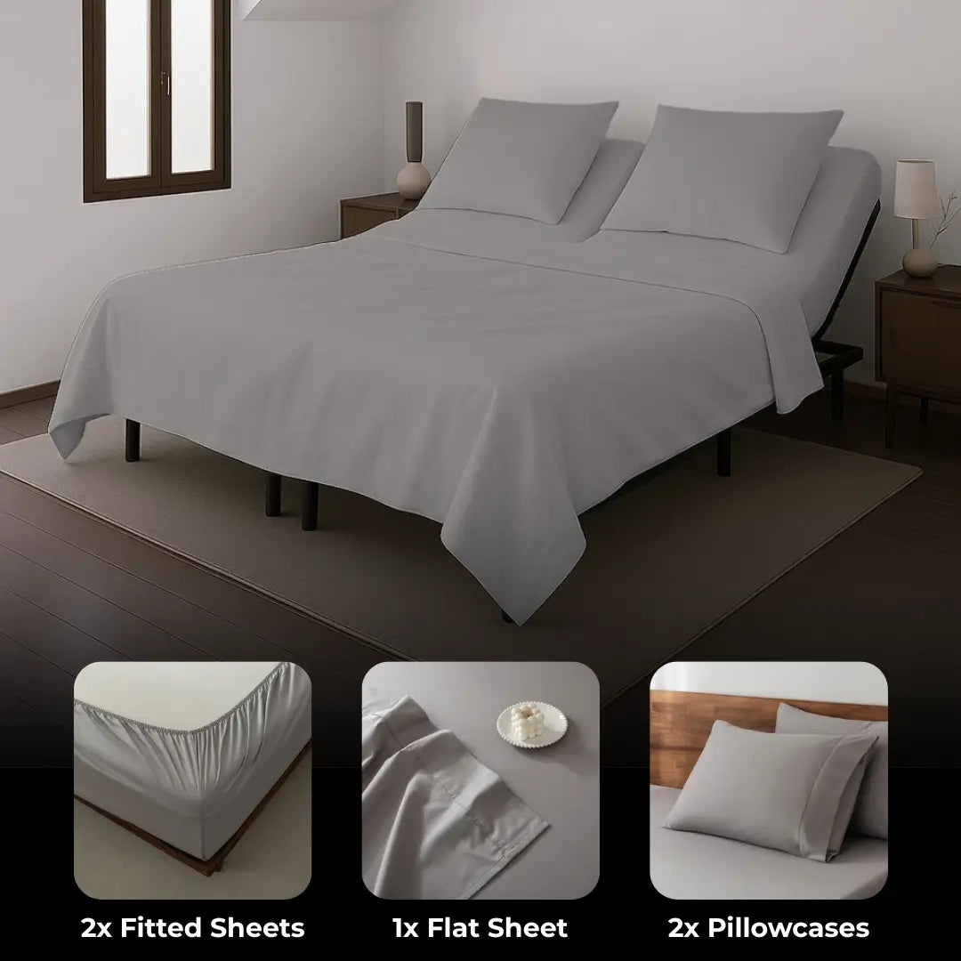 Casey Cotton Sheet Set 400TC | Split King