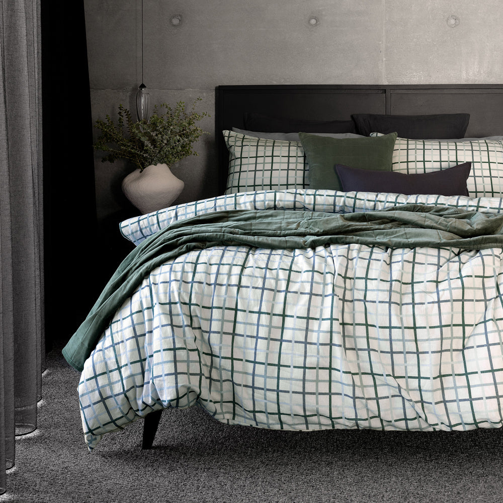 Bambury Campbell Flannelette Quilt Cover Set | My Linen
