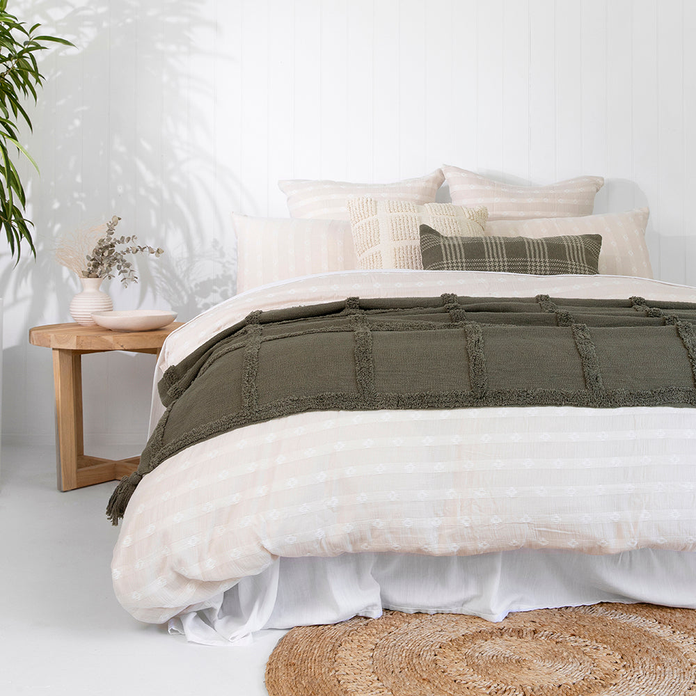 Carey Quilt Cover Set | Queen Bed