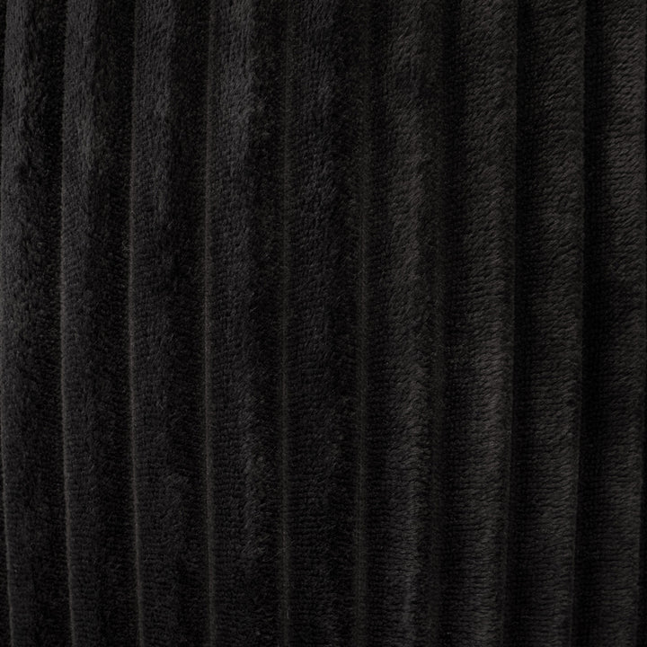 Bambury Channel Charcoal Square Cushion Detail | My Linen