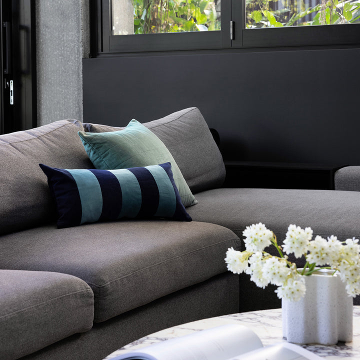 Bambury Cooper Ocean Long Cushion Lifestyle | My Linen