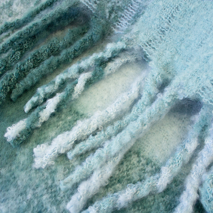 Bambury Cosmo Aqua Throw Closeup | My Linen