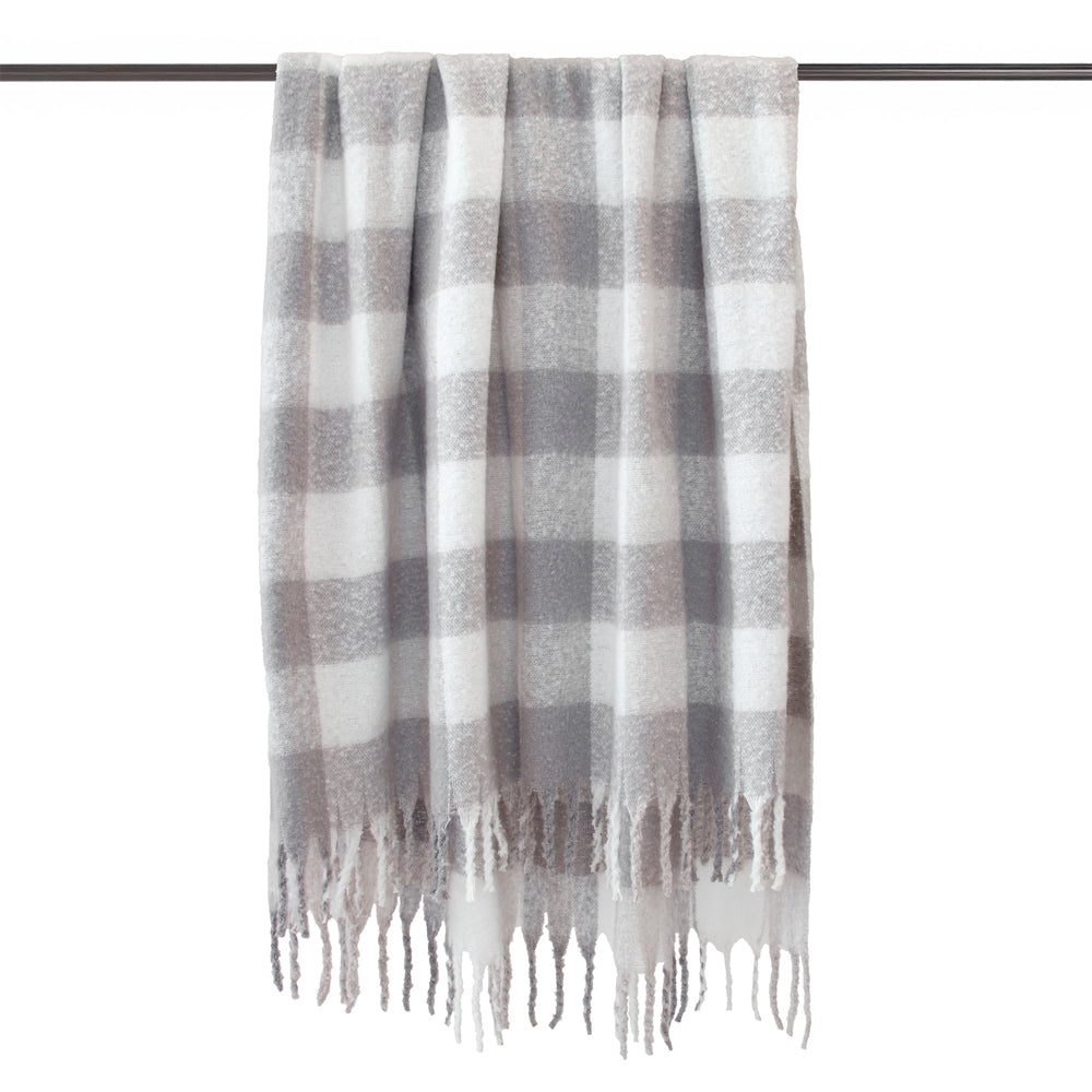 Bambury Cosmo Stone Throw Displayed | My Linen