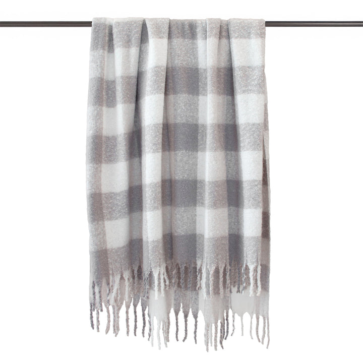 Bambury Cosmo Stone Throw Displayed | My Linen