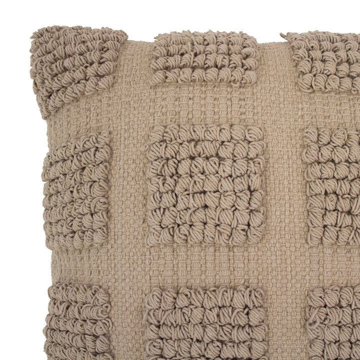 Dawson Almond Square Filled Cushion