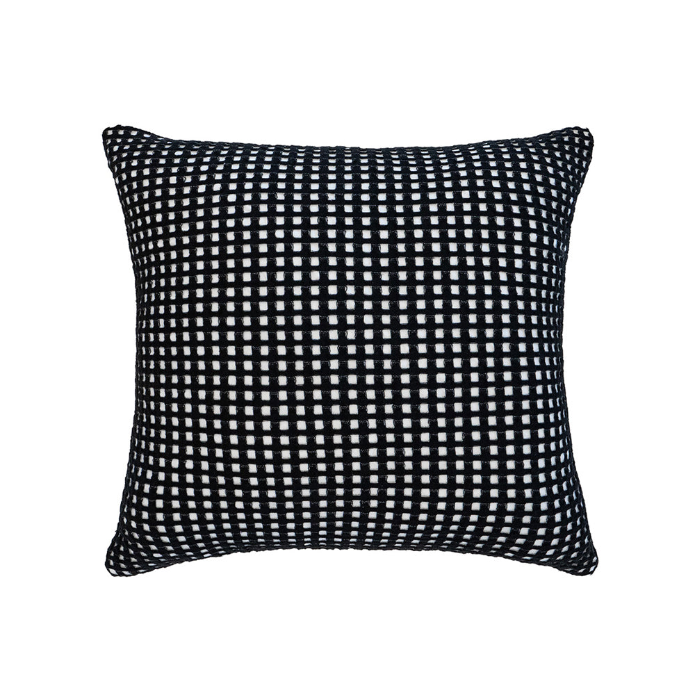 Dora Black Square Filled Cushion