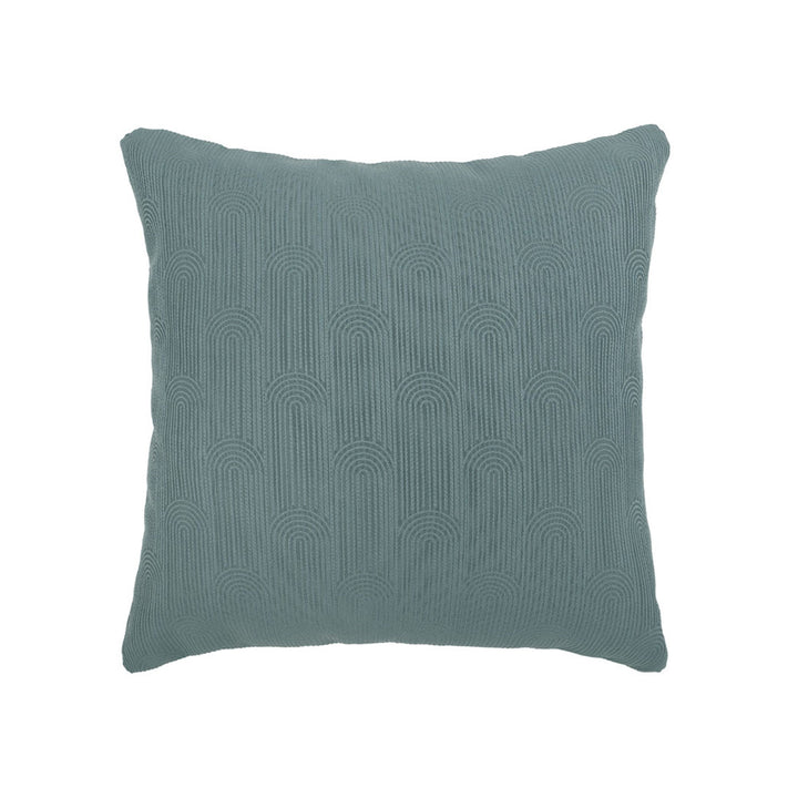 Bambury Eva Blue Square Filled Cushion | My Linen