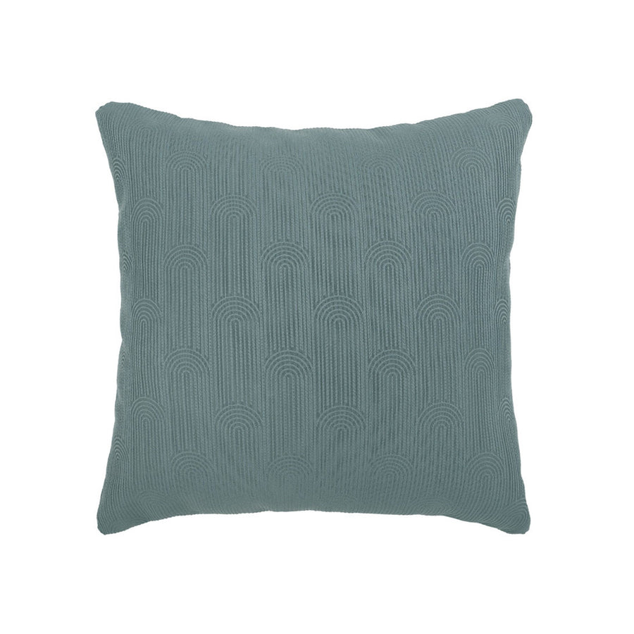 Bambury Eva Blue Square Filled Cushion | My Linen