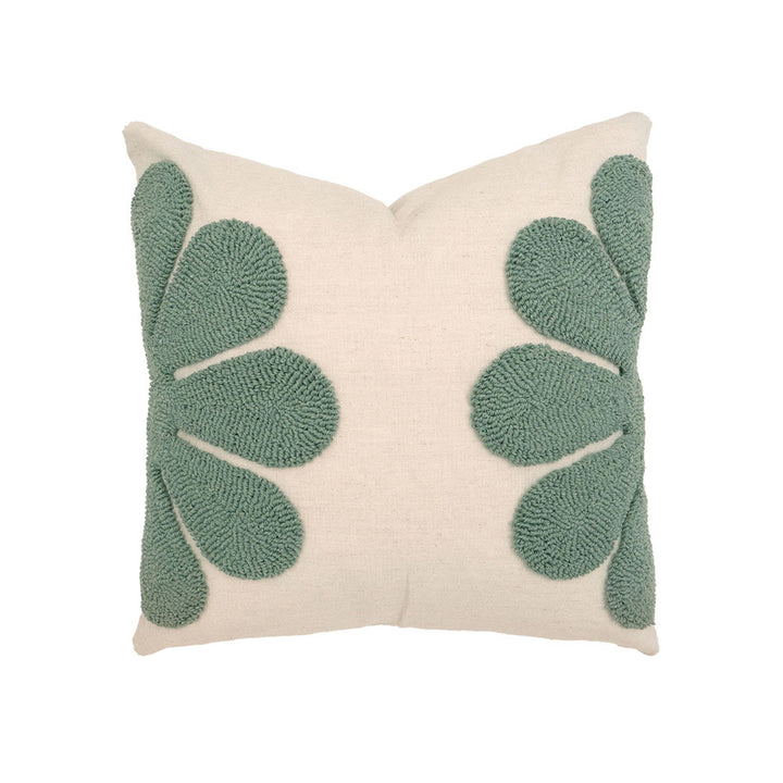 Bambury Florian Eucalyptus Square Filled Cushion | My Linen