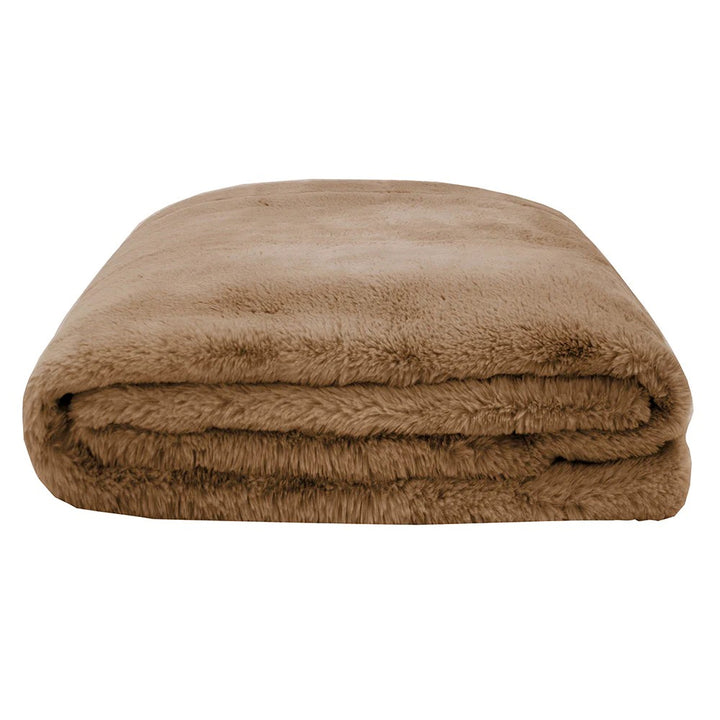 Bambury Frida Mocha Throw | My Linen