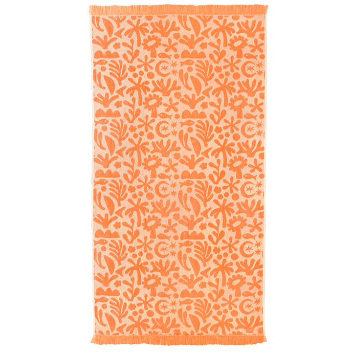 Bambury HiLo Holiday Peach Beach Towel | My Linen