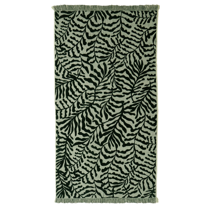 Bambury HiLo Nori Green Beach Towel | My Linen