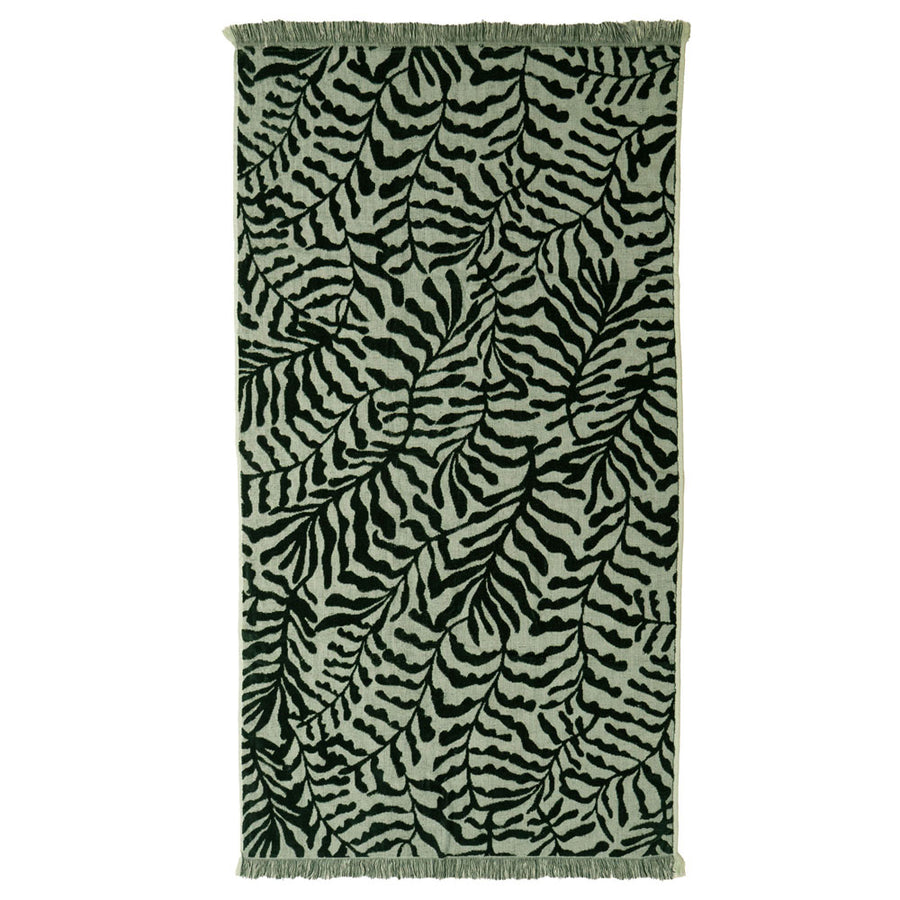 Bambury HiLo Nori Green Beach Towel | My Linen
