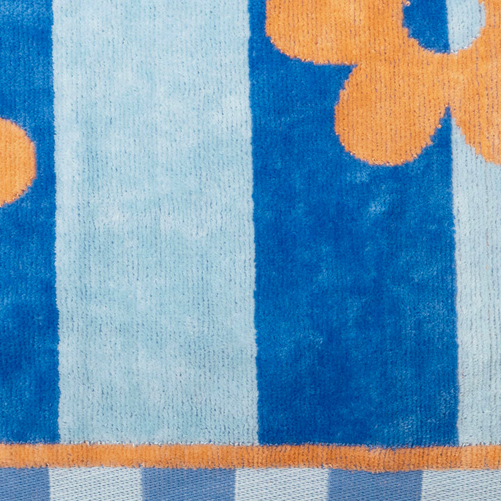 Bambury Aster Jacquard Beach Towel Detail | My Linen