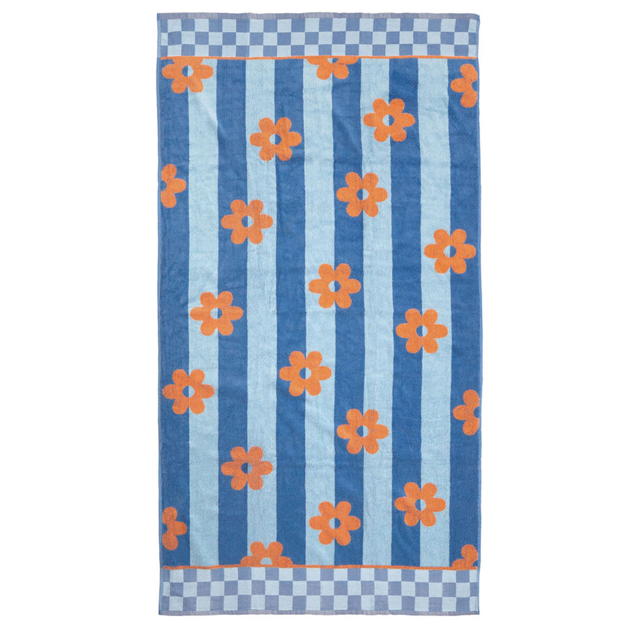Bambury Aster Jacquard Beach Towel | My Linen