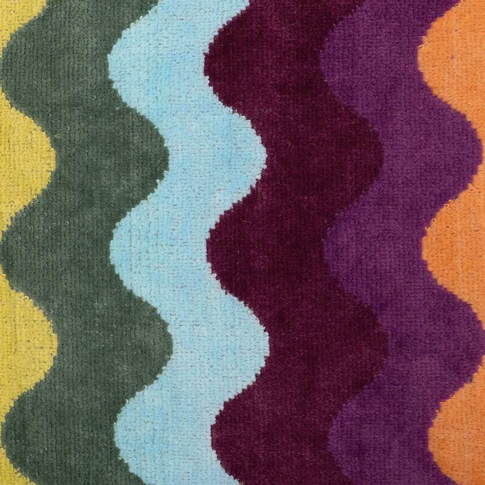 Bambury Ripple Jacquard Beach Towel Detail | My Linen