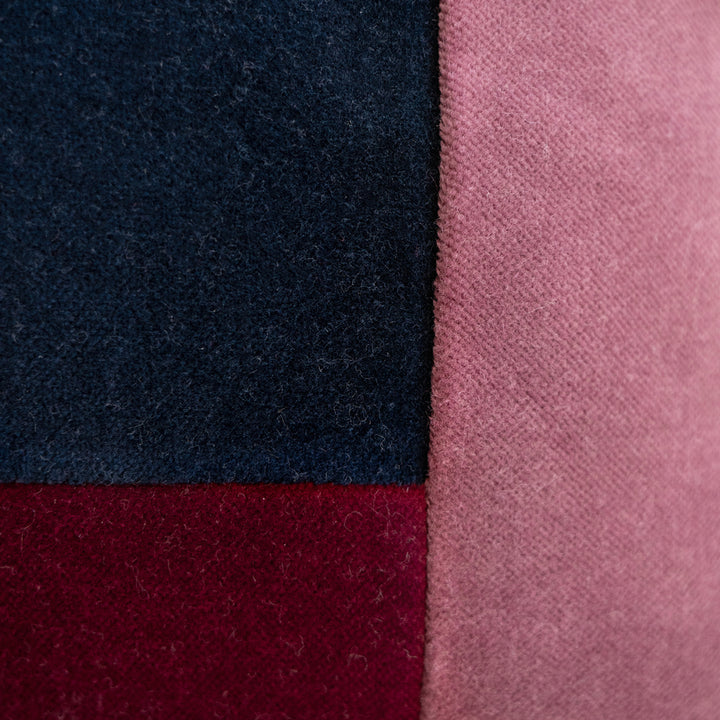 Bambury Jax Berry Square Cushion Detail | My Linen