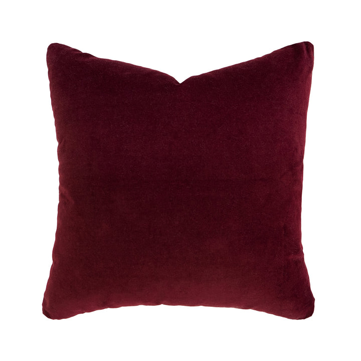Bambury Jax Berry Square Cushion Reverse | My Linen