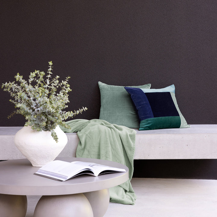 Bambury Jax Ocean Square Cushion Lifestyle | My Linen