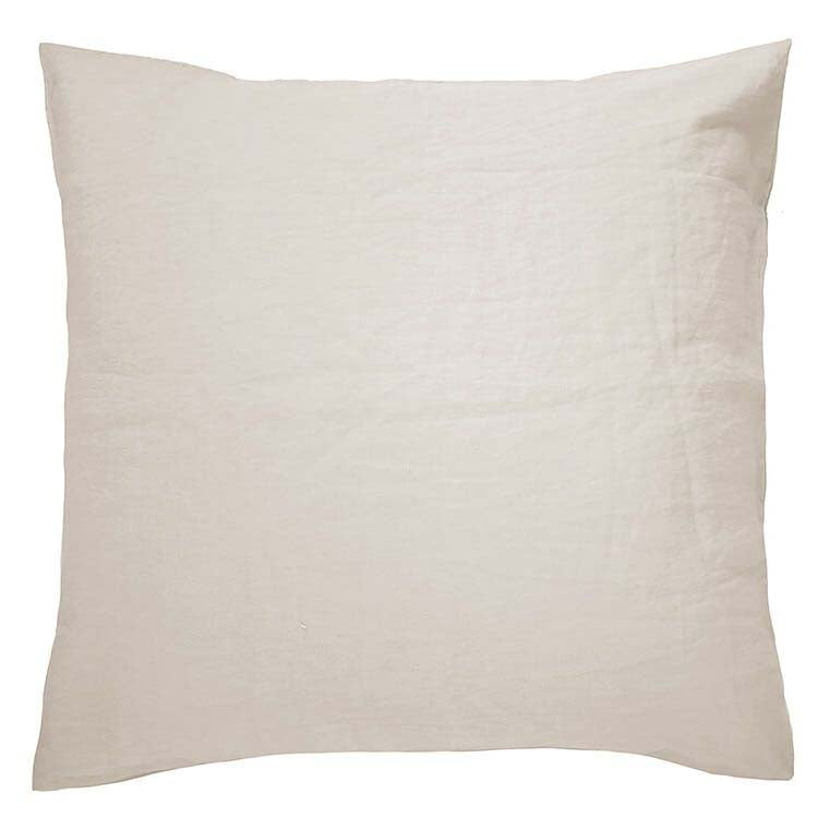 100% Linen Pebble European Pillowcase