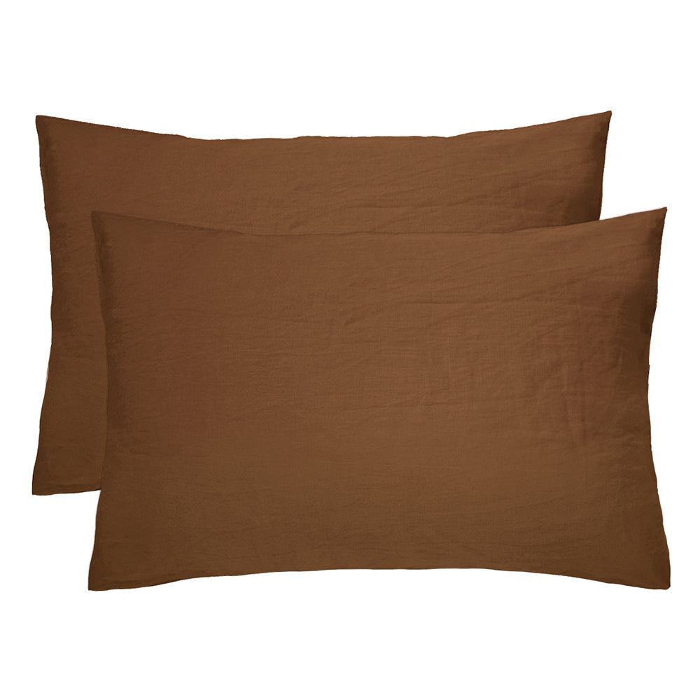 100% Linen Hazel Standard Pillowcase | 2 Pack