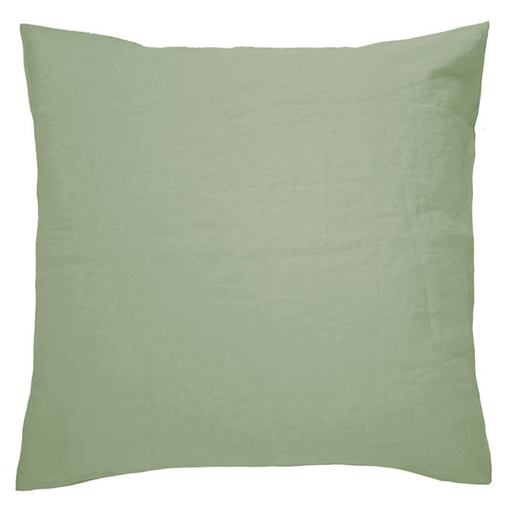 Bambury 100% Linen Sage European Pillowcase | My Linen