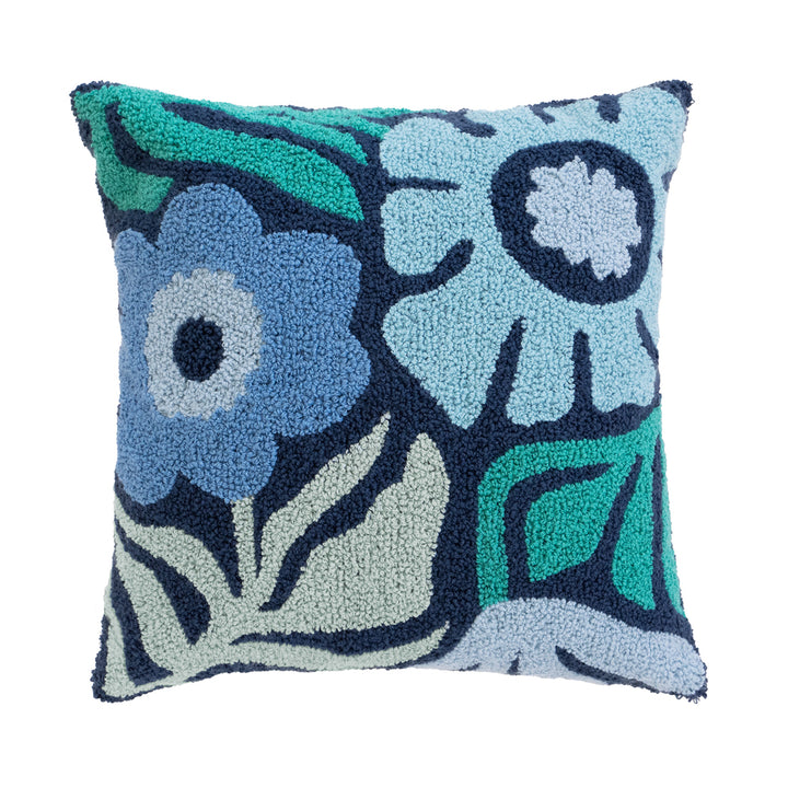 Bambury Lulu Navy Square Cushion | My Linen