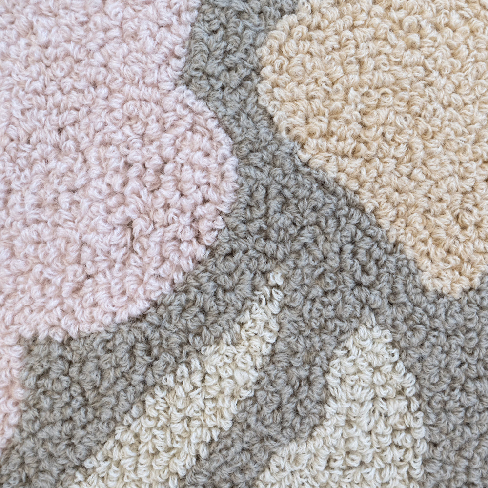 Bambury Lulu Taupe Square Cushion Detail | My Linen
