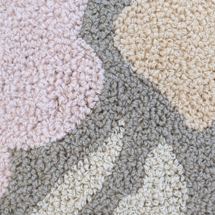 Bambury Lulu Taupe Square Cushion Detail | My Linen
