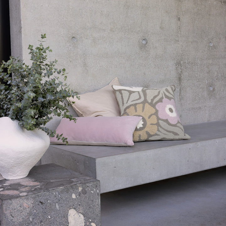 Bambury Lulu Taupe Square Cushion Lifestyle | My Linen