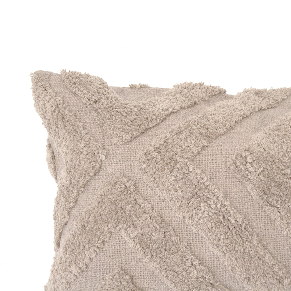 Lynd Latte Long Filled Cushion