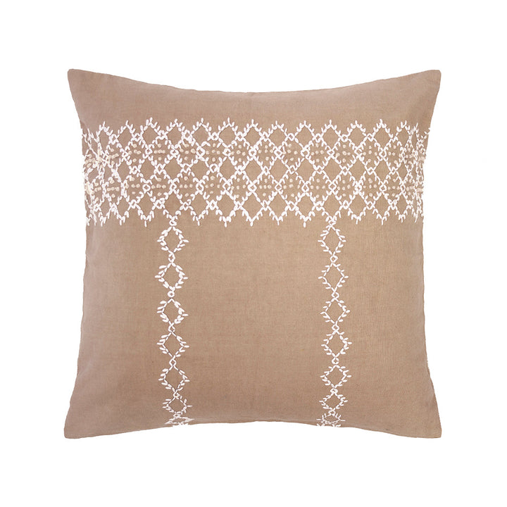 Marion Latte Square Filled Cushion