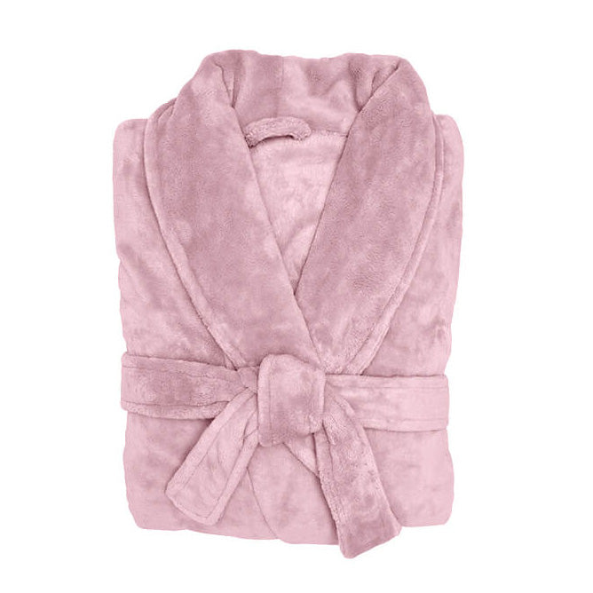 Microplush Bathrobe Blush | Small / Medium